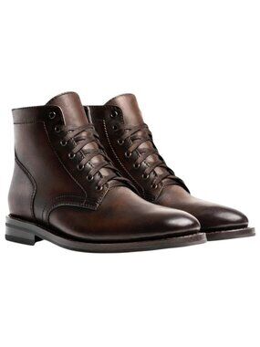 Thursday President Anejo Brown Leather Boots Men 6.5 Fits Mens 7 Women 7.5 8 New